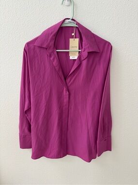 Mango Women's Magenta blouse